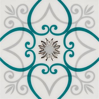 RICCO TURQUOISE T02 Céramique Porcelaine Decor