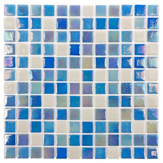 Mosaïque en verre de piscine BP-237 (25mm)