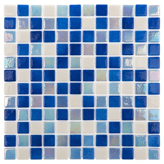 Mosaïque en verre de piscine BP-247 (25mm)