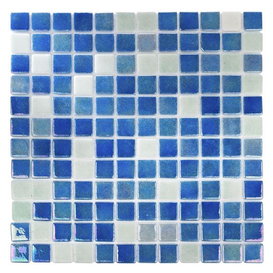 Mosaïque en verre de piscine BP-283 (25mm)