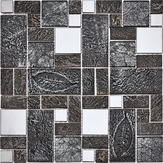 Mosaïque de verre rétro / R-8805 Yasimba