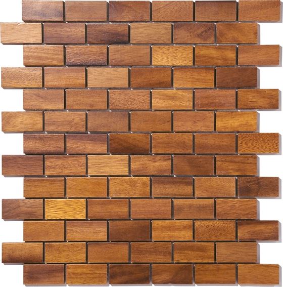 Mosaïque africaine en bois T-4525 Azuka