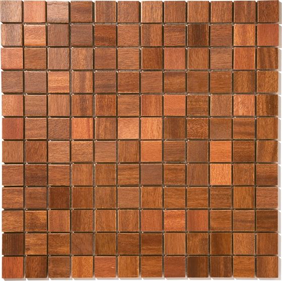 Mosaïque africaine en bois T-4550 Kojo