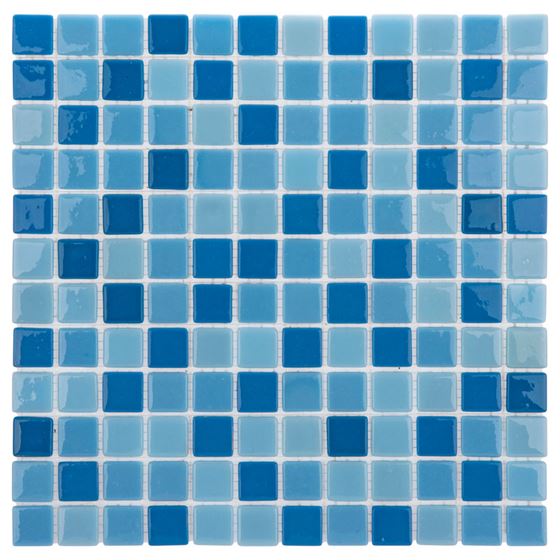 Mosaïque en verre de piscine BP-135 (25mm)