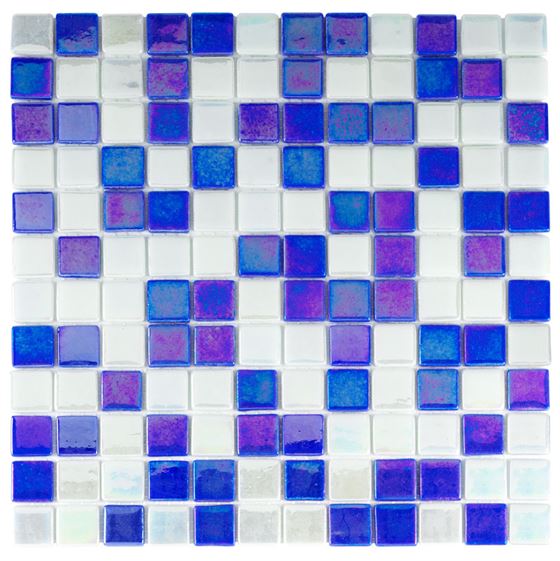 Mosaïque en verre de piscine BP-211 (25mm)