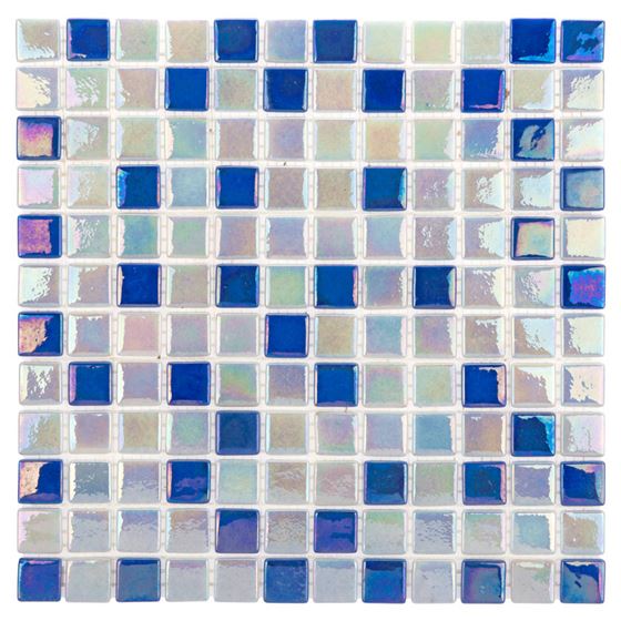 Mosaïque en verre de piscine BP-220 (25mm)