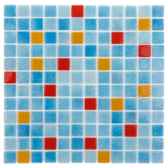 Mosaïque en verre de piscine BP-565 (25mm)