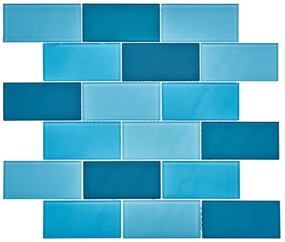 Pool Glass Mosaic BP-391 (48x98x4mm)