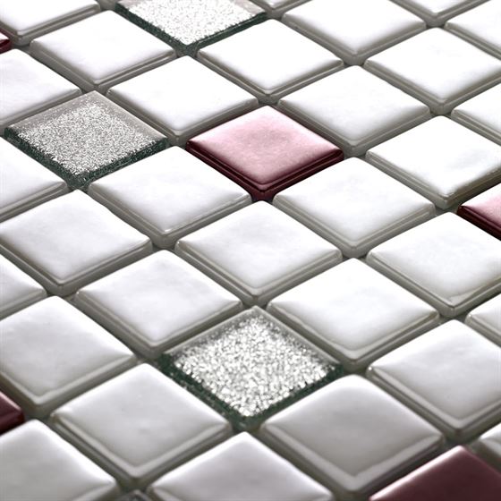 Millenium Silvery Glass Mosaic / T-2293 Ilgar