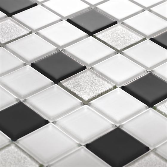 TENLight Crystal Glass Mosaic L-1143 Blanco