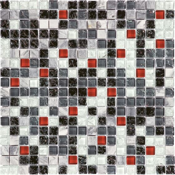 Mosaïque de marbre et de verre TENLight SG-1504 Adara