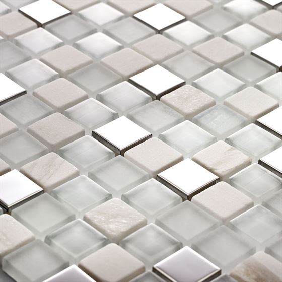 Mosaïque de marbre et de verre TENLight SG-2501 Polar